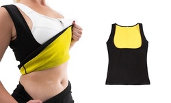 Women Sweat Body Shaper Slimming Neoprene Shirt Vest Yoga Sauna Shaper 
