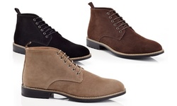 Adolfo Keith Men's Microsuede Chukka Boots 