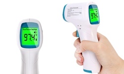 Body Medical Thermometer Non-contact Forehead Digital Infrared(Card Protectors)