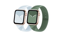 Silicone Sport Replacement Watch Band for Apple Watch Series 1-5