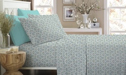 Bibb Home 1200tc 6 Piece 100% Cotton Sheet Sets - 10 Patterns