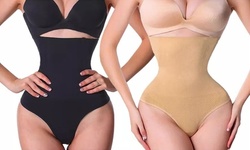 Women High Waist Thong Shapewear Body Seamless Slimming Tummy Control Panties 