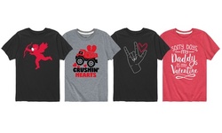 Instant Message: Crushin' Hearts Kids Valentine's Day Tees 