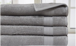 4 Pack Bath Sheet - 100% Cotton Low Twist Oversized