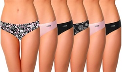 AQS Women's Seamless Thongs (6-Pack)