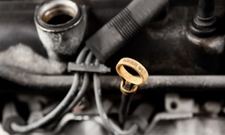 Semi-Synthetic or Synthetic Oil Change with Up to 5 Quartz at Santa Ana Auto Care (Up to 52% Off)