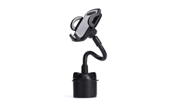 LAX Gadgets Cup Holder Phone Mount - Black