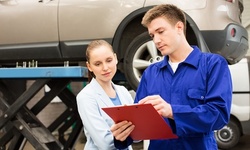 Semi-Synthetic Oil Change with 23-Point Inspection at Meineke Car Care Center (Up to 65% Off) 