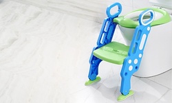 BabyLuv Portable Folding Kids Potty Training Seat with Step Stool Ladder