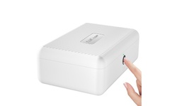 AICase Biometric Fingerprint Storage Box Portable Cash Jewelry Security Safe Box