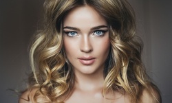 Wash and Blow-Dry with Optional Haircut, Color, or Partial Highlights at Green Apple Salon (Up to 59% Off)