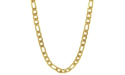 18k Gold Plated Unisex Figaro Chain