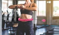 iMounTEK Smart Exercise Fitness Hoop w/ Auto-Spinning Ball & 24 Detachable Knots