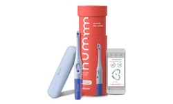 Hum Smart Battery Power Toothbrush with Sonic Vibrations and Travel Case
