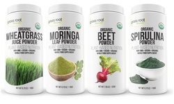 Grass Root Naturals Certified Organic Superfood Bundle (1- or 4-Pack)