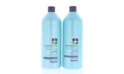 Pureology Strength Cure Shampoo OR Conditioner OR Duo (Liter Size)