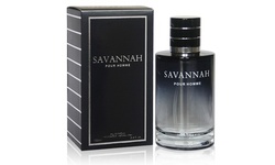 SAVANNAH Cologne for Men Eau de Toilette Natural Spray Masculine Scent 3.4 Fl Oz