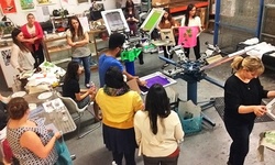 Two-Hour Intro Screen Printing Class with Shop Provided or Custom Image at Grow Your Own Media (Up to 50% Off)  