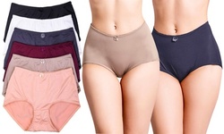 (6 Pack) Women's High Waisted Everyday Briefs