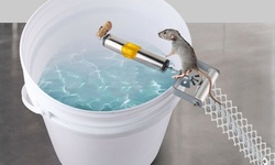 iMounTEK Mouse Rat Killer Bucket Spinner Rolling Log Trap w/ Mesh Ramp Ladder