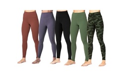 (3-Pack) Women's High-Waist Active Athletic Performance Leggings