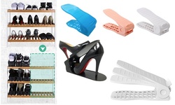 Double Layer Shoe Rack Slots Storage Organizer