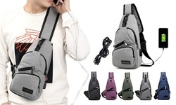 Sling Chest Bag Shoulder Pack For Womens Mens Trip Backpack Handbag