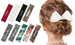 3Pcs/Set Reusable Hair Bun Maker Headband Bow Magical Twister for Girl Women