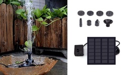Solar Power Fountain Submersible Water Pump With Filter Panel Pond Pool 