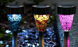 SolarEK Solar Garden Mosaic Light Set (6 or 12-Pack)