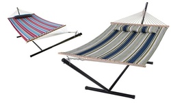 12ft 2-Person Portable Hammock With Stand For Outdoor