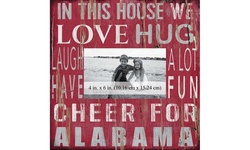 NCAA Distressed In This House Picture Frame