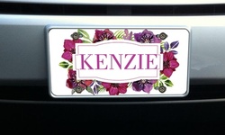 One Personalized Front License Plate from 904 Custom (46% Off)