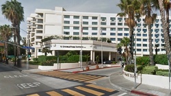 Parking at Doubletree Suites Santa Monica - Valet Kiosk