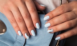 Gel Manicure with Optional Gel Pedicure at I Nail Plus (Up to 60% Off)