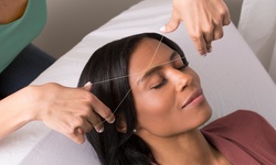 Three Eyebrow-Threading or Full-Face-Threading Sessions at Teri Salon (Up to 65% Off)