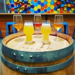 Tasting Flight of Five For One, Two, or Four People at Chubby Cheeks Meadery (Up to 53% Off)