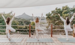 $31.20 for One Yoga Class with Wine and Cheese Tasting at Salvaje Malibu ($65 Value)