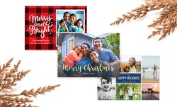 20, 40, 60, 80, 100, 120, 160, or 200 Custom Holiday Cards from Collage.com (Up to 92% Off)