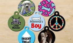 Personalized Pet ID Tags from Dog Tag Art (Up to 35% Off). Two Options Available.