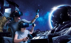 VR Time Travel Escape Room Experience for Two, Three, Four, Five, or Six at VR HOUR(Up to 31% Off)