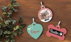 One, Two, or Three Personalized Pet Tags from Photobook America (Up to 68% Off)
