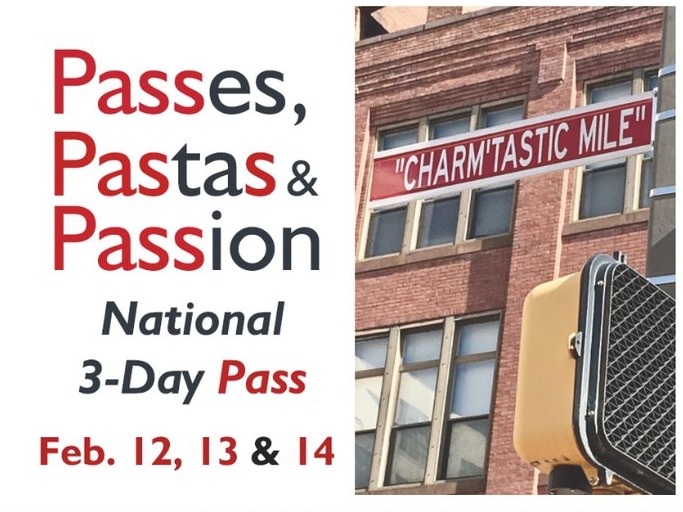 Nat' 3-Day Pass - Passes, Pastas & Passion for Super Bowl, Italian Food Day & Valentines