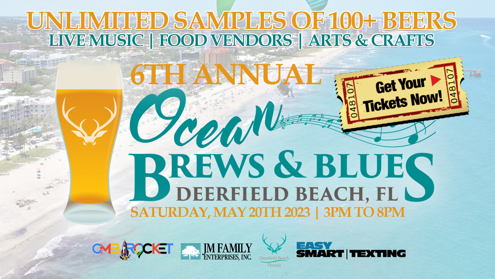 ocean brews and blues beer fest on the beach