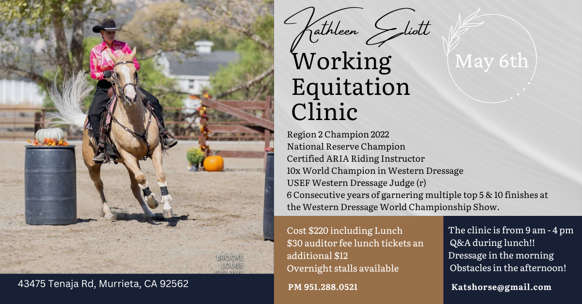 Working Equitation Clinic Kathleen Elliott