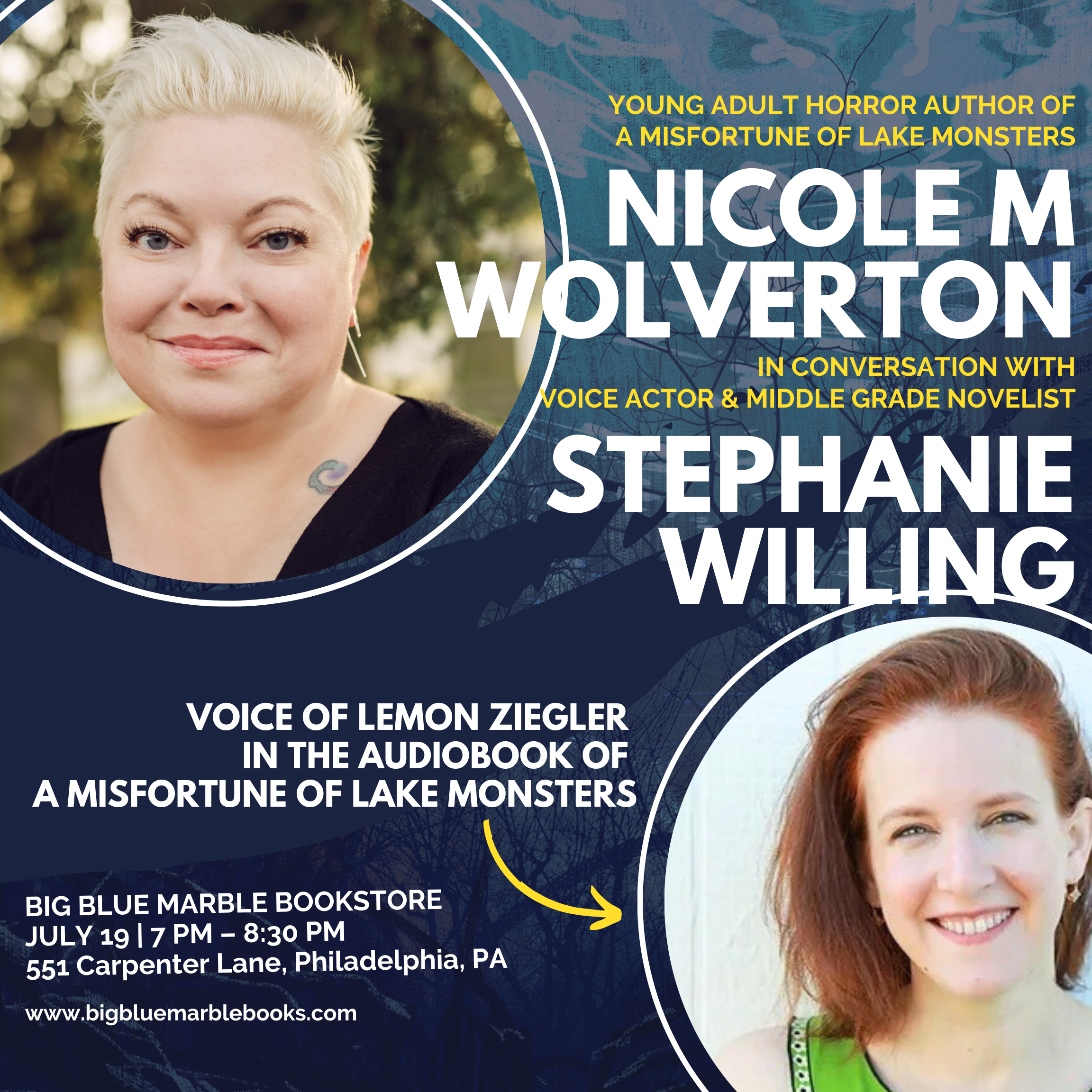 promo tile: Nicole M. Wolverton will be in conversation with Stephanie Willing