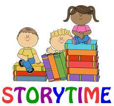 Kids with books for Storytime