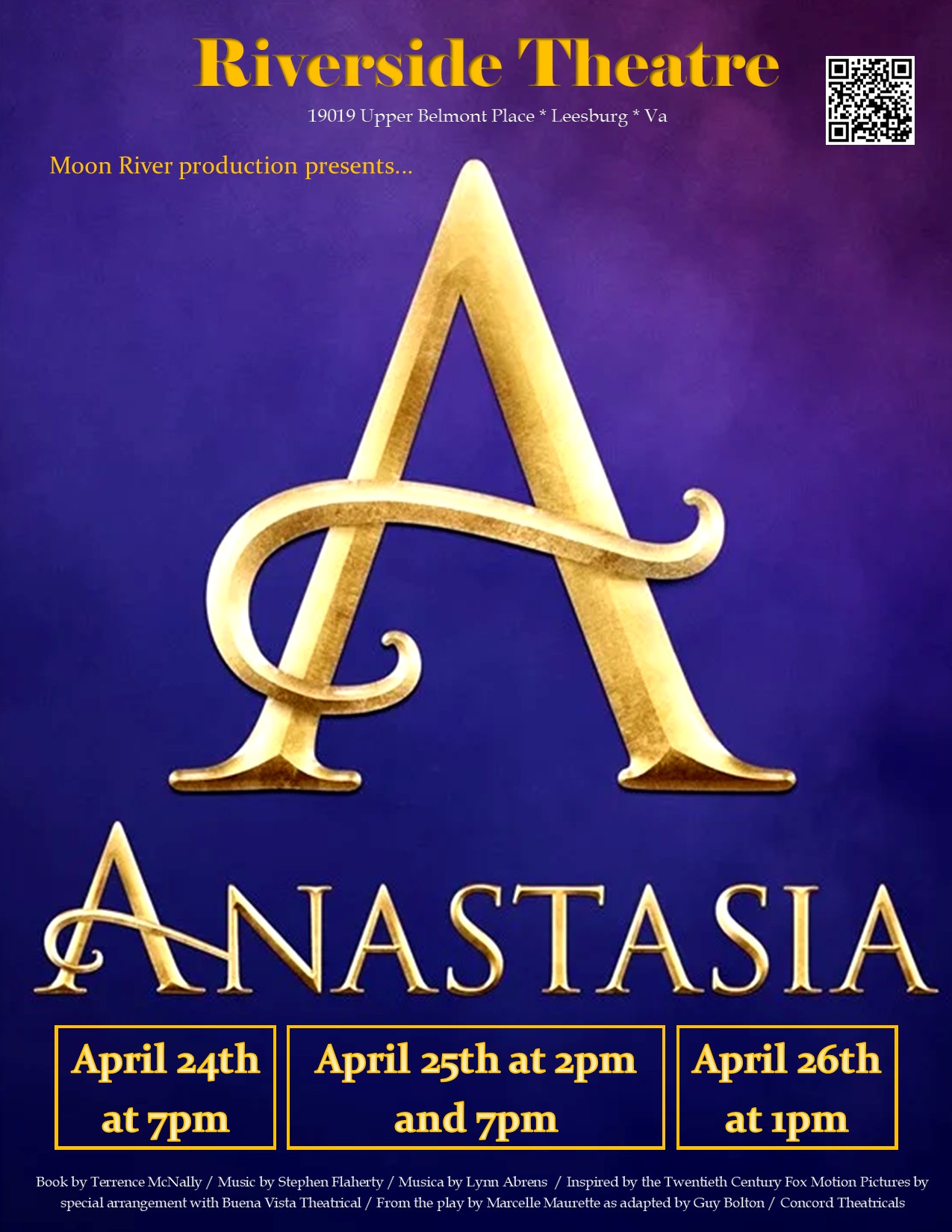 Anastasia the Musical Riverside HS