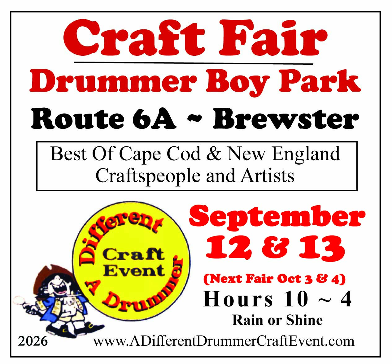 A Different Drummer Sept 2026