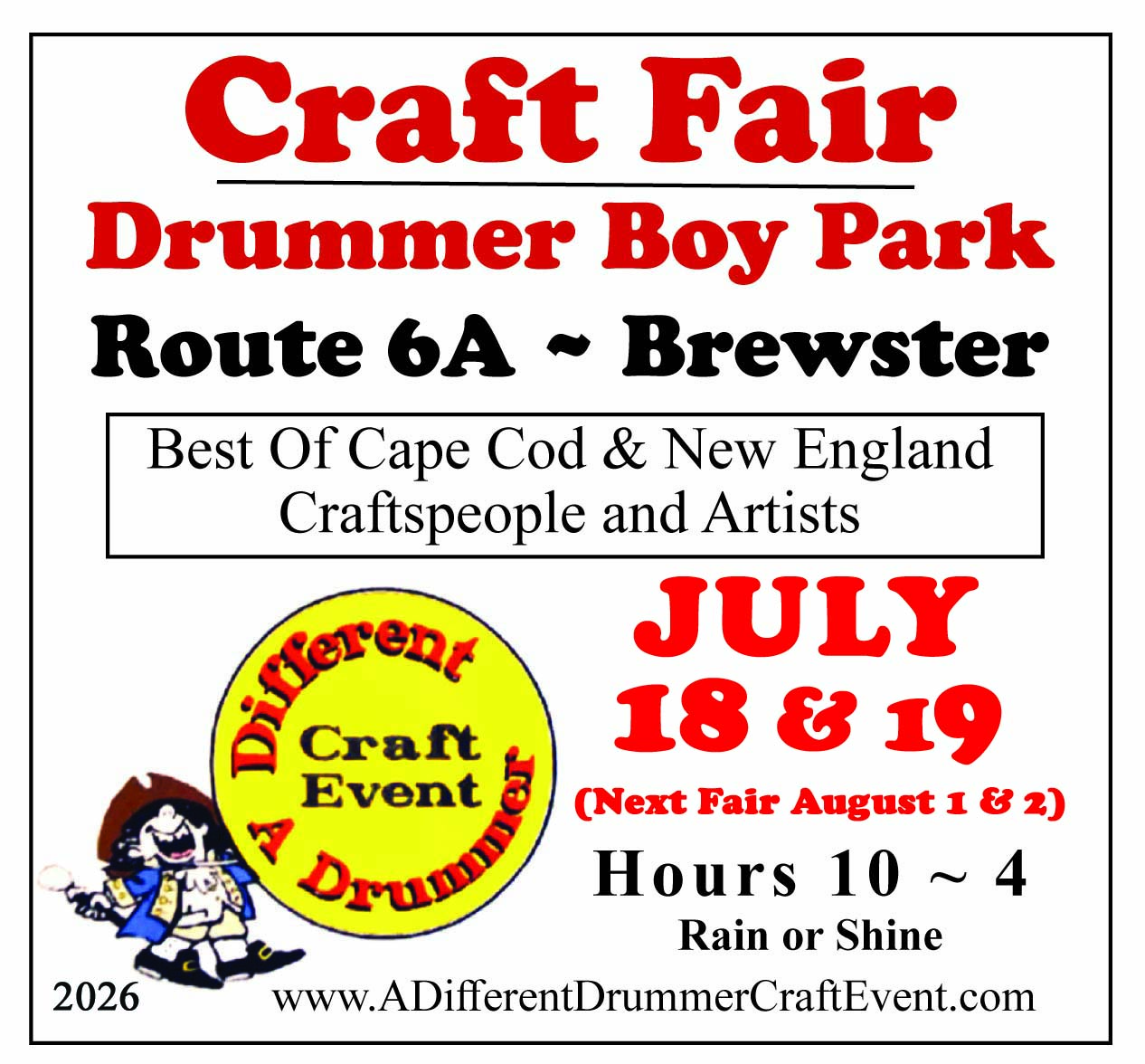 A Different Drummer July 2026